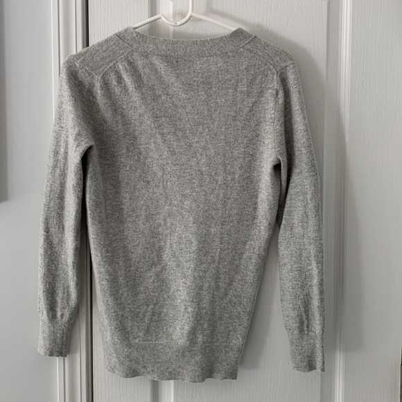 J.Crew wool blend cardigan size XS gray buttons casual career v-neck - Picture 10 of 10